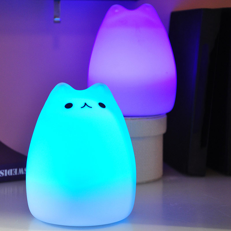 Cute Cat Lamp  Night